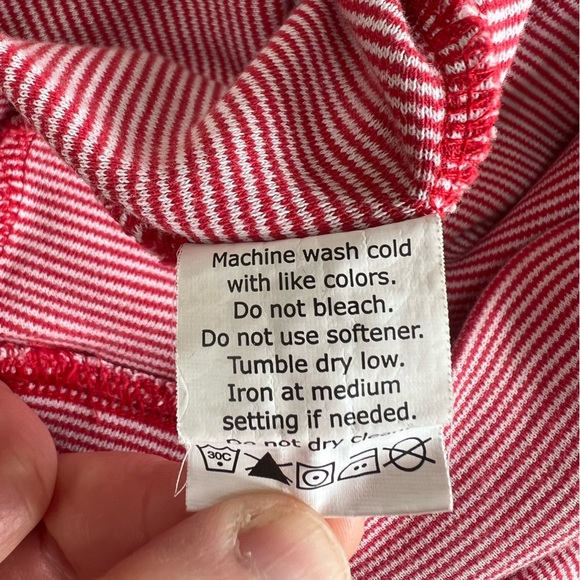 Bald Head Blues Men's Red and White Striped Quarter Zip Golf Pullover, sz XL - Picture 7 of 9